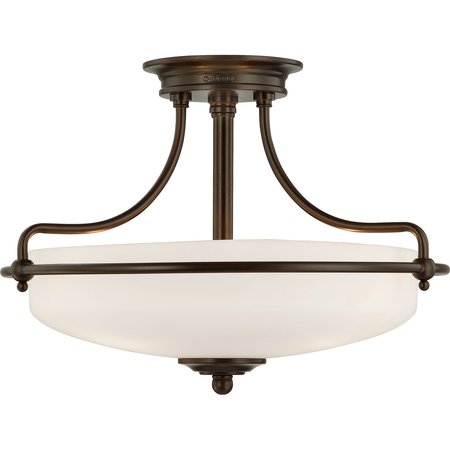 QUOIZEL Griffin Semi-Flush Mount GF1717PN